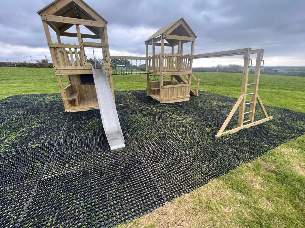 3 x 22mm Gateway Grass Mats  Safety Rubber Matting Playground field mud mat