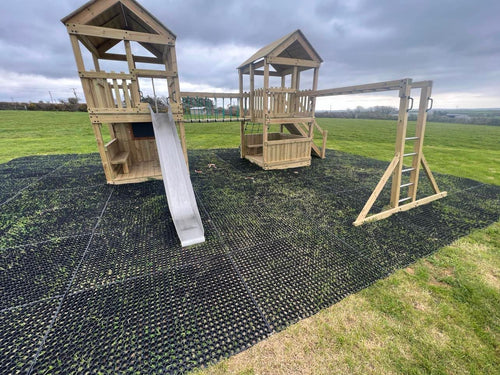 10 x 22mm Gateway Grass Mats  Safety Rubber Matting Playground field mud mat