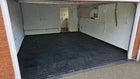 Solid 8mm rubber gym garage tiles  50x50cm flooring hard wearing durable + edges