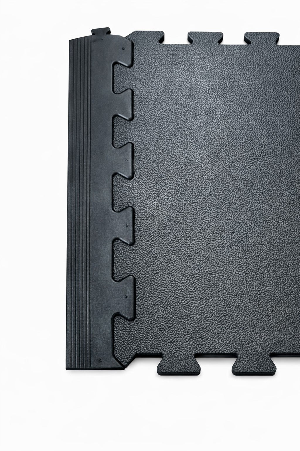 Solid 8mm rubber gym garage tiles  50x50cm flooring hard wearing durable + edges